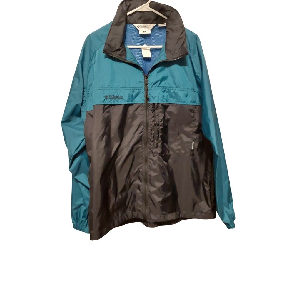 vintage mens columbia coloblock pullover wind breaker large